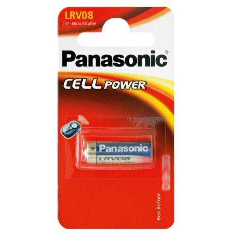 Батарейки Panasonic LRV08L/1BP цилиндрические щелочные Micro Alkaline в блистере 1шт