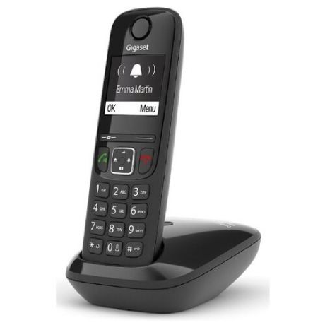 Телефон Gigaset AS690 RUS SYS черный (s30852-h2816-s301)
