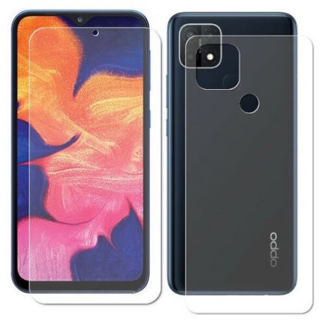 Гидрогелевая пленка LuxCase для Oppo A15S 0.14mm Front and Back Transparent 86553