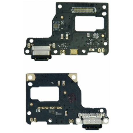 Шлейф для Xiaomi Mi 9 Lite плата на разъем зарядки/микрофон