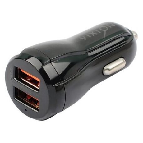 Автомобильное зарядное устройство VIXION U25 Quick Charger 3.0 2USB (черное)