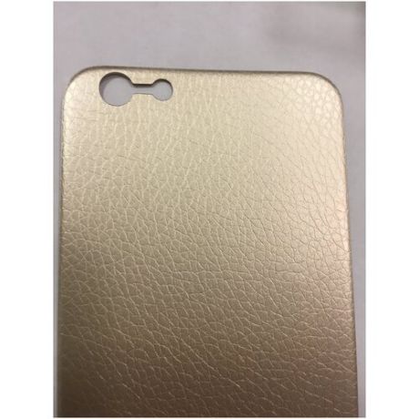 Кожаные ультратонкие стекла Front and Back для iPhone 6 (золото)