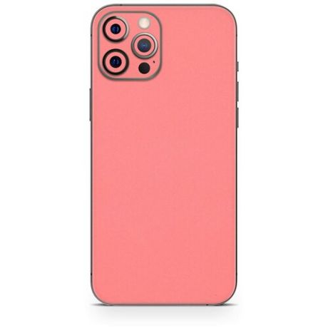 Виниловая наклейка FBR Skinz Textured Skin для Apple iPhone 13 Pro розовый