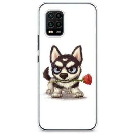 Силиконовый чехол "Умный пес" на Xiaomi Mi 10 Lite / Сяоми Ми 10 Лайт