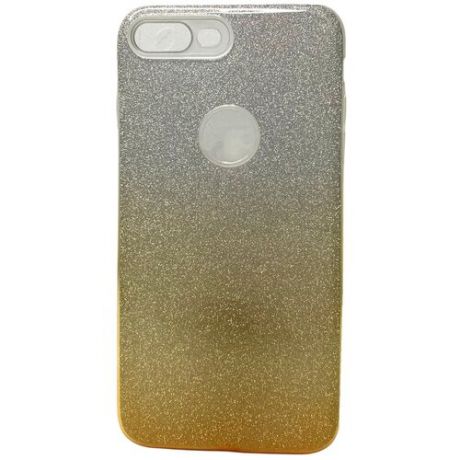 Противоударный пластиковый чехол с блестками Мистер Гаджет для Apple Iphone, Apple Iphone 8+, Iphone 8+, Айфон 8+, айфон 8+