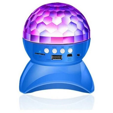 Диско шар проектор светодиодный с Bluetooth, Usb-флешка