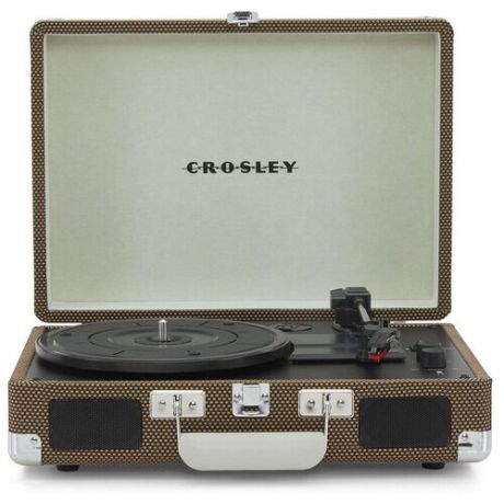 Виниловый проигрыватель CROSLEY CRUISER PLUS Tweed c двухсторонним Bluetooth