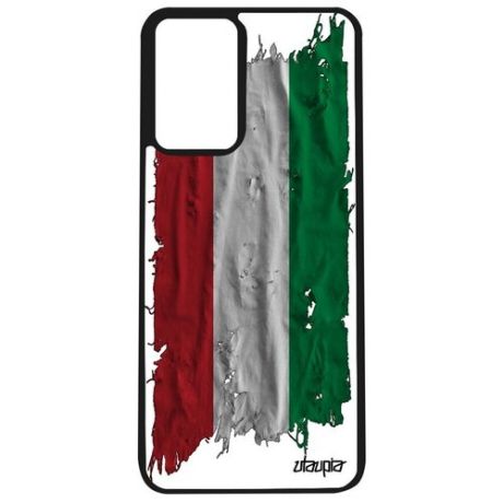 Защитный чехол для смартфона // Galaxy A32 // "Флаг Португалии на ткани" Страна Государственный, Utaupia, белый