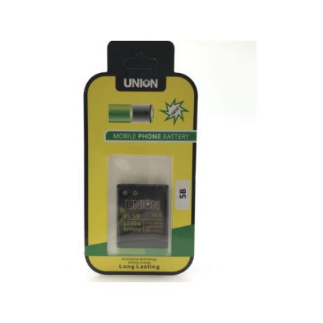 Аккумулятор для Nokia BL-5B Union (блистер)