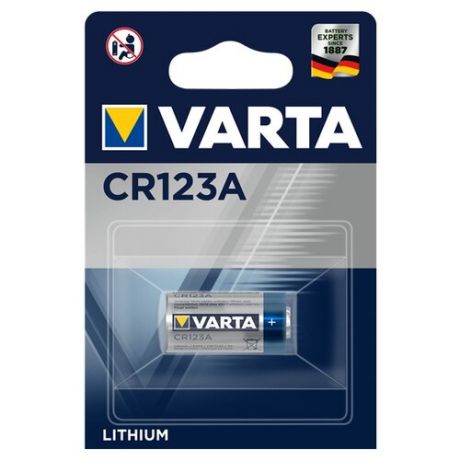 Батарейка VARTA PROFESSIONAL LITHIUM 6205 CR123A BL1