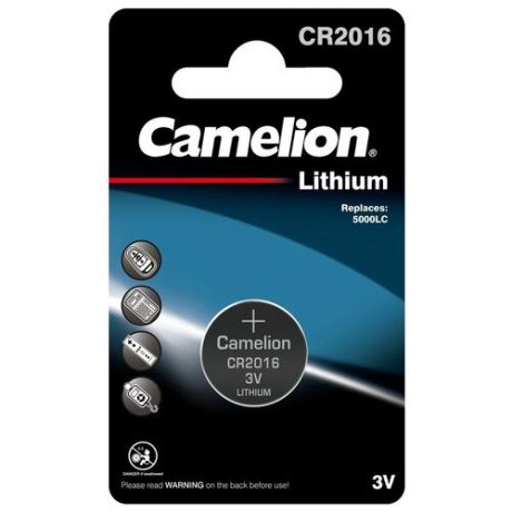 Батарейка Camelion CR2016 BL-1
