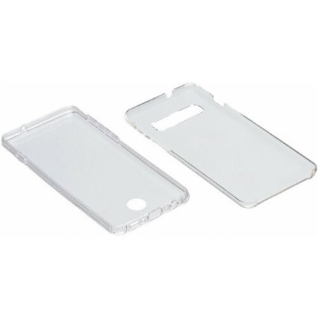 Чехол из двух частей с защитой камеры и экрана Respect+ для Samsung Galaxy S10 Transparent 4603728436159
