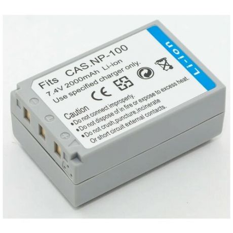 Аккумуляторная батарея NP-100 для фотоаппарата Casio EX-F1