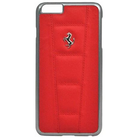 Кожаный чехол-накладка для iPhone 6 Plus / 6S Plus Ferrari 458 Hard, красный (FE458HCP6LRE)