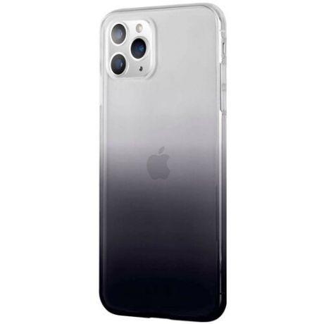 Чехол-накладка LuxCase для смартфона Apple iPhone 11 Pro Max, Термопластичный полиуретан, Прозрачный (Черный градиент), 64502