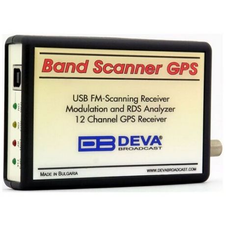 Профессиональный мобильный измерительный комплекс c GPS DEVA Broadcast Band Scanner GPS