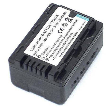 Аккумуляторная батарея для фото и видеокамеры Panasonic HC-V10 (VW-VBK180) 3,6V 1800mAh