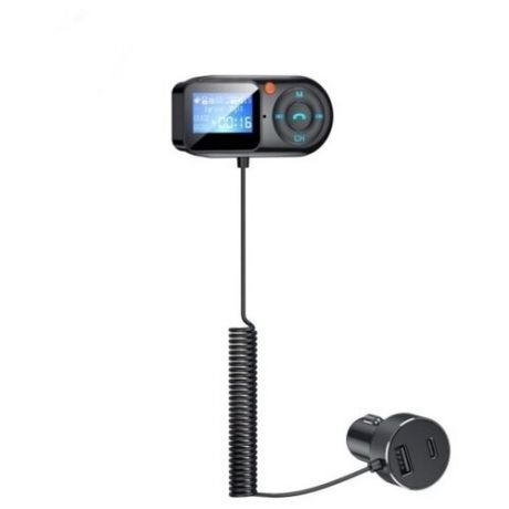 Адаптер Bluetooth 5.0 Sellerweb MX-T1 + зарядное устройство с функцией громкой связи MP3-плеер FM-тюнер Audio AUX для автомобиля, машины, стереосистемы