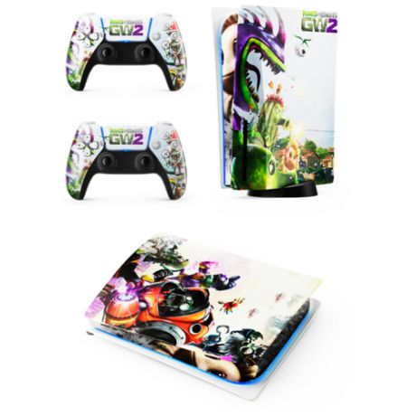 Набор наклеек Зомби против растений (Plants vs Zombies: Garden Warfare 2) для приставки Sony Playstation 5