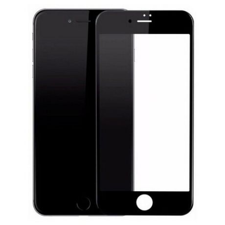 Защитное стекло для iPhone 5/5S/5SE (Черная рамка)
