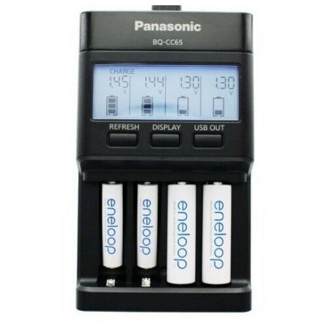 Зарядное устройство Panasonic eneloop BQ-CC65E Professional Charger с USB выходом BL1