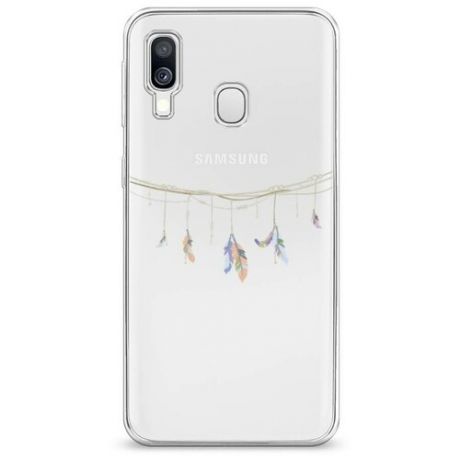 Силиконовый чехол "Счастье" на Samsung Galaxy A40 / Самсунг Галакси А40