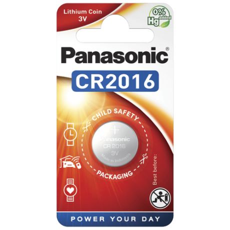 Элемент питания PANASONIC Lithium Power CR2016