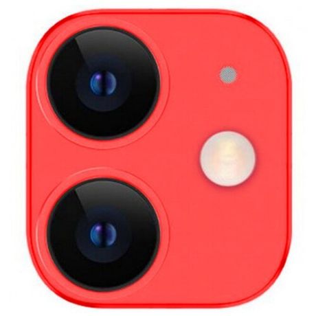 Защитное стекло на камеру TOTU AB-049 Camera Protection для iPhone 11 красное