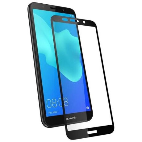 Защитное стекло 5D SG для Huawei Honor 7A / Huawei Y5 Prime 2018 / Y5 2018 / Y5 Lite 2018 черное