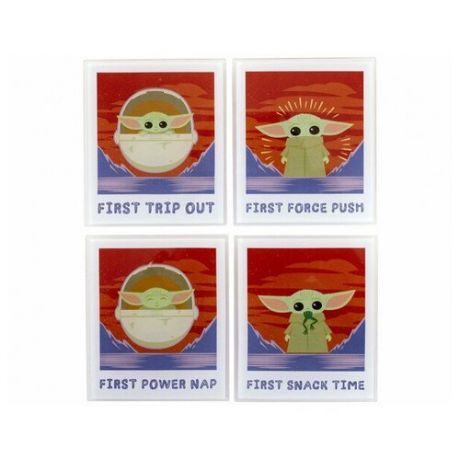 Подставки под бокалы Funko Coaster Set Star Wars The Mandalorian: Polaroids