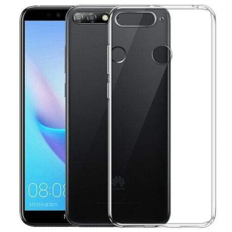 Силиконовая накладка 0.6 мм для Huawei Honor 7A PRO / Y6 (2018) /7C прозрачный