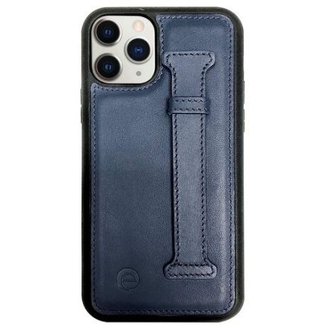 Кожаный чехол-подставка для телефона Elae для iPhone 11 Pro Max, темно-синий CFG-11PM-KMAV