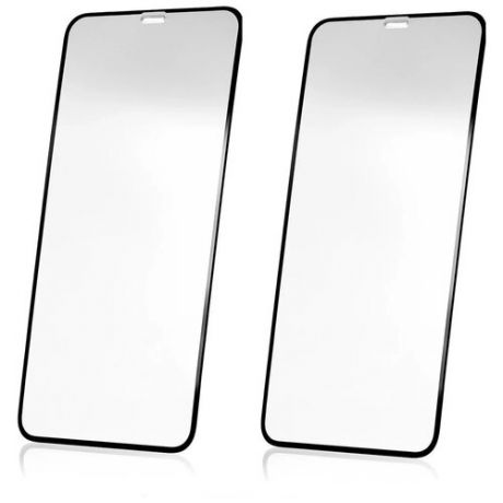 Комплект закаленных стекол 2 штуки / Защитное стекло для iPhone 11/XR /полноклеевое/полноэкранное/стекло айфон 11/XR