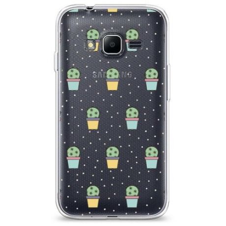 Силиконовый чехол "Ooh la la губы" на Samsung Galaxy J1 mini Prime (2016) / Самсунг Галакси Джей 1 Мини Прайм