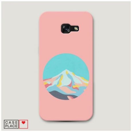 Чехол Пластиковый Samsung Galaxy A5 2017 Пастельные горы