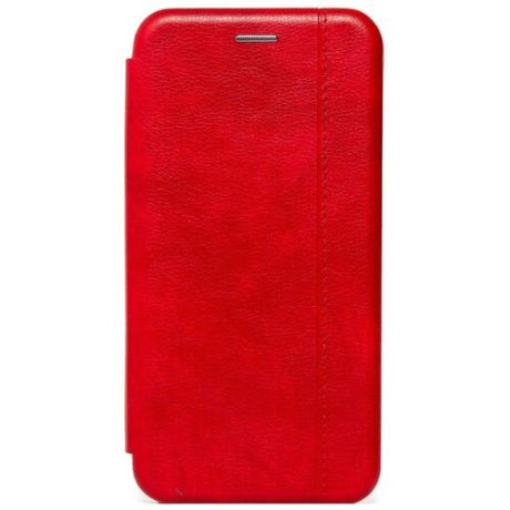 Чехол книжка для iPhone 12/12 Pro | магнит подставка красный