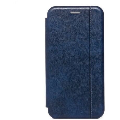 Чехол книжка для iPhone 7+/8+ | магнит подставка синий