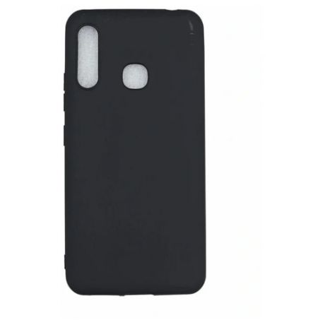 Матовый черный силиконовый чехол для Samsung Galaxy A70