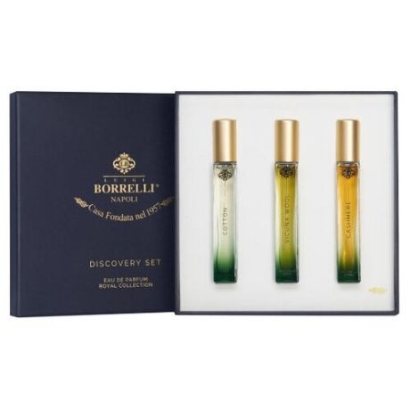 Luigi Borrelli Мужской Discovery Set Набор: Cashmere, Cotton, Vicuna Wool Парфюмированная вода (edp) 3шт по 10мл