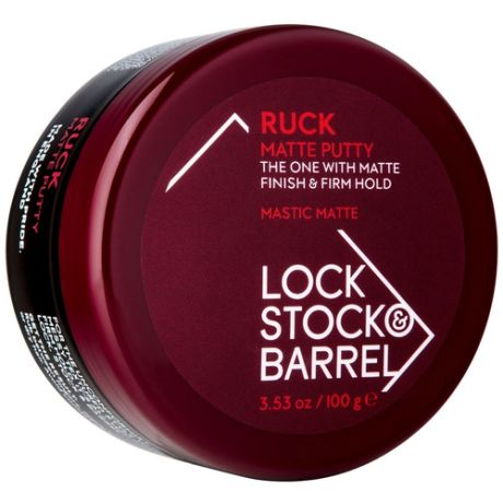 LS&B RUCK MATTE PUTTY матовая мастика для укладки волос 100 гр / LOCK STOCK & BARREL / Лок Сток
