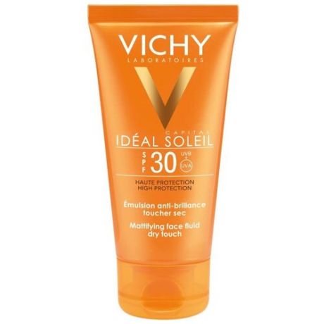 Матирующая эмульсия для лица VICHY Ideal Soleil Dry Touch SPF 30, 50 мл