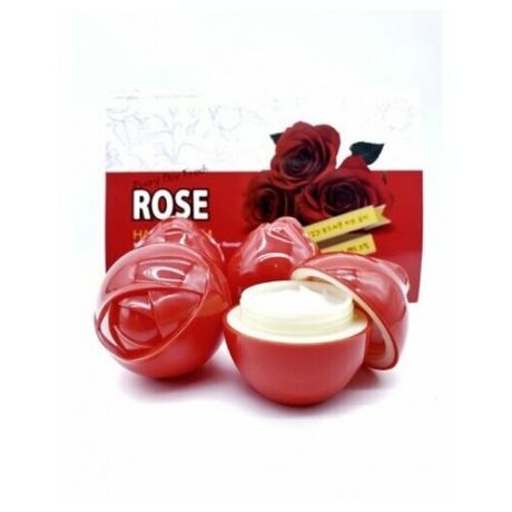 3W Clinic Набор кремов для рук с розой - Rose hand cream, 30г*6шт