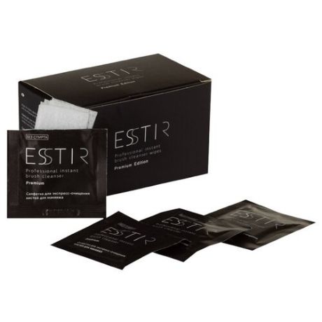 Салфетки для экспресс-очищения кистей 30 шт ESSTIR Premium