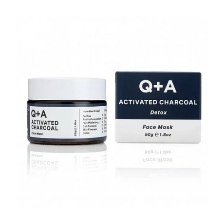 Q+A Activated Charcoal Detox, 50g / Маска для лица, 50g