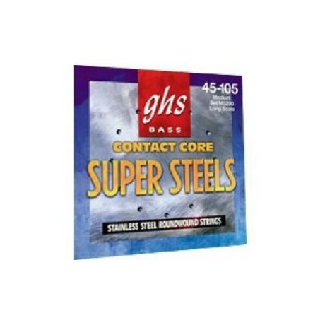 GHS L5200 Supersteel набор струн для бас-гитары, 040-100