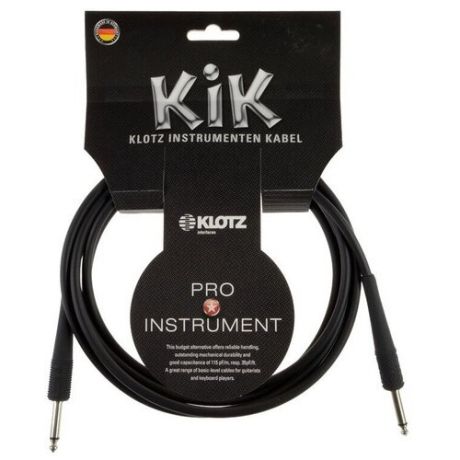 Klotz KIK 3 OPPSW гитарный кабель