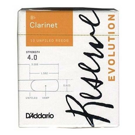 Трости для кларнета Bb DAddario DCE1040 Reserve Evolution