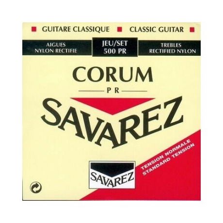 Savarez 500PR Corum Traditional Red standard tension струны для классической гитары