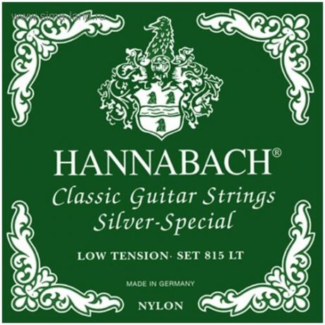 Струны для классической гитары Hannabach 815LT Green SILVER SPECIAL
