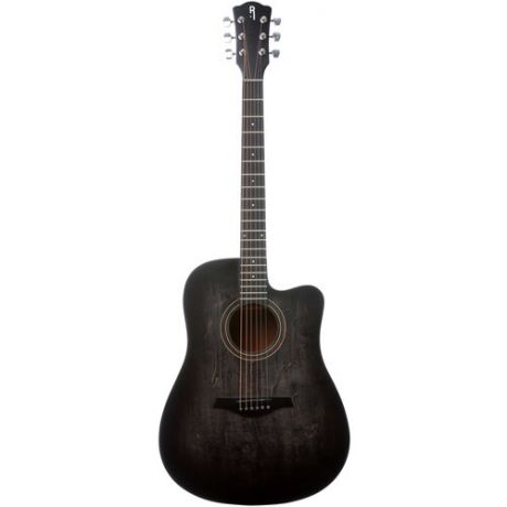 Rockdale Aurora D1CBK акустическая гитара дредноут, цвет черный